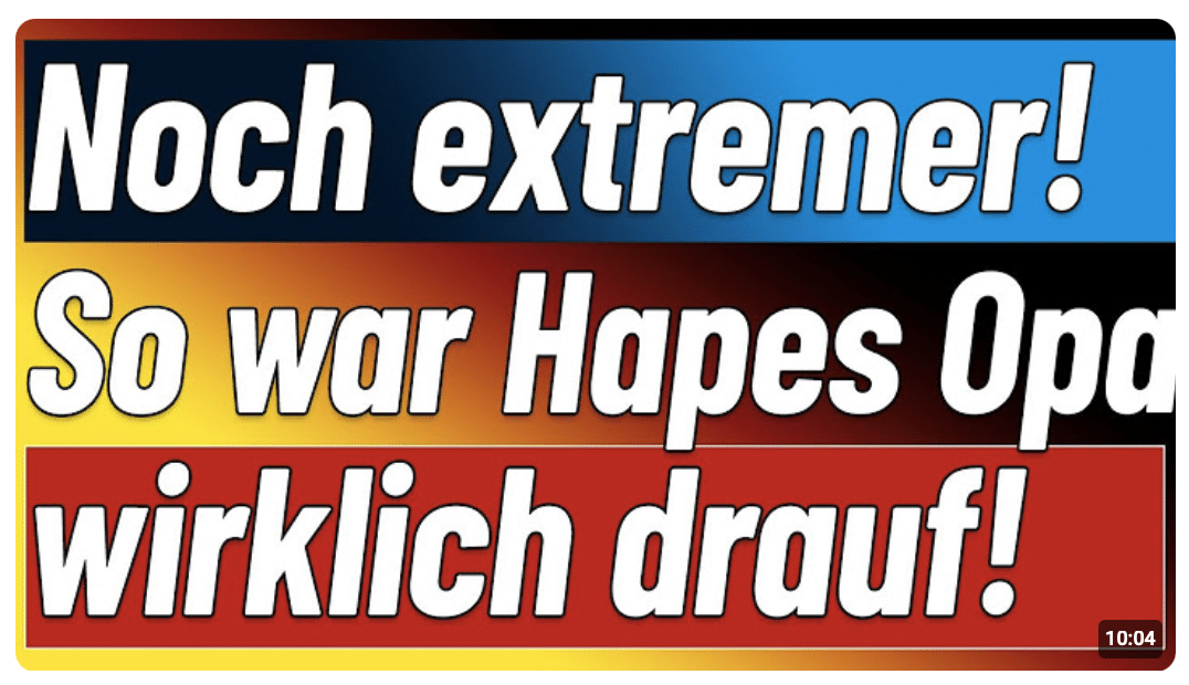Jetzt wird es wild! Updates in der causa Hape K. Da bleibt einem die Luft weg!