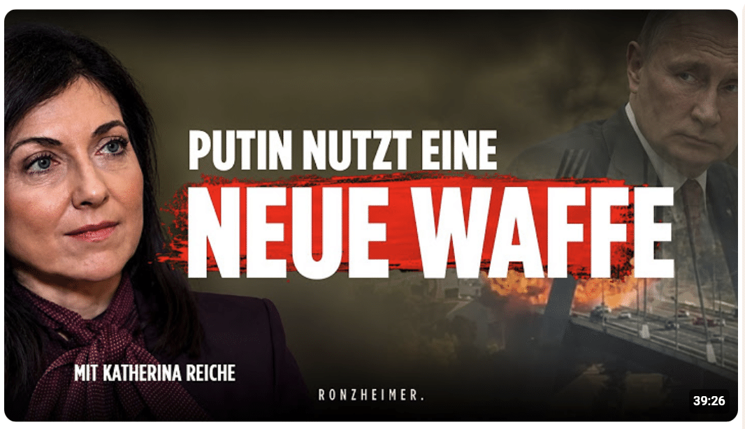 Wie Putin die Ukraine massiv unter Druck setzt. Mit Katherina Reiche
