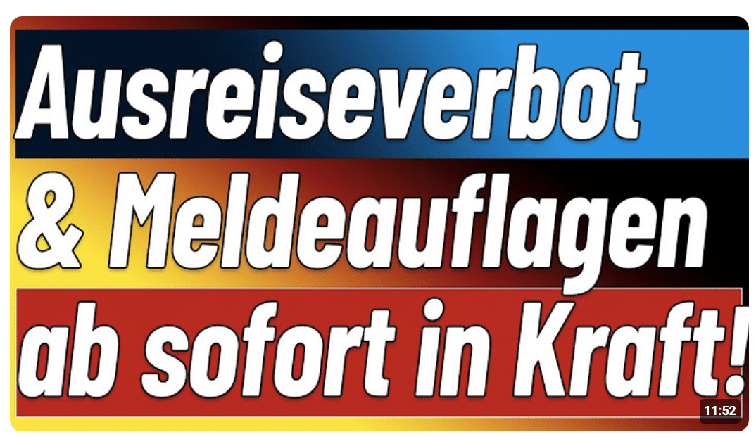 2 Gesetze ein Wahnsinn! Polizei darf künftig ausreisen verhindern & Jeder wird anlasslos überwacht!