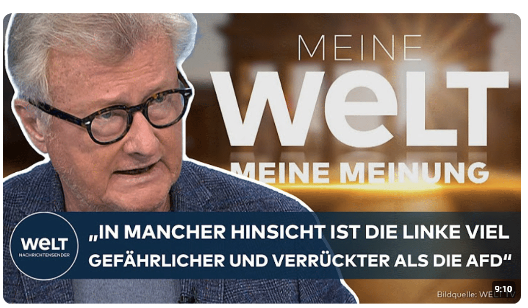 BERLIN: Klare Warnung! Jörges rechnet mit der Linken ab! „AfD ist vergleichsweise bürgerlich!“