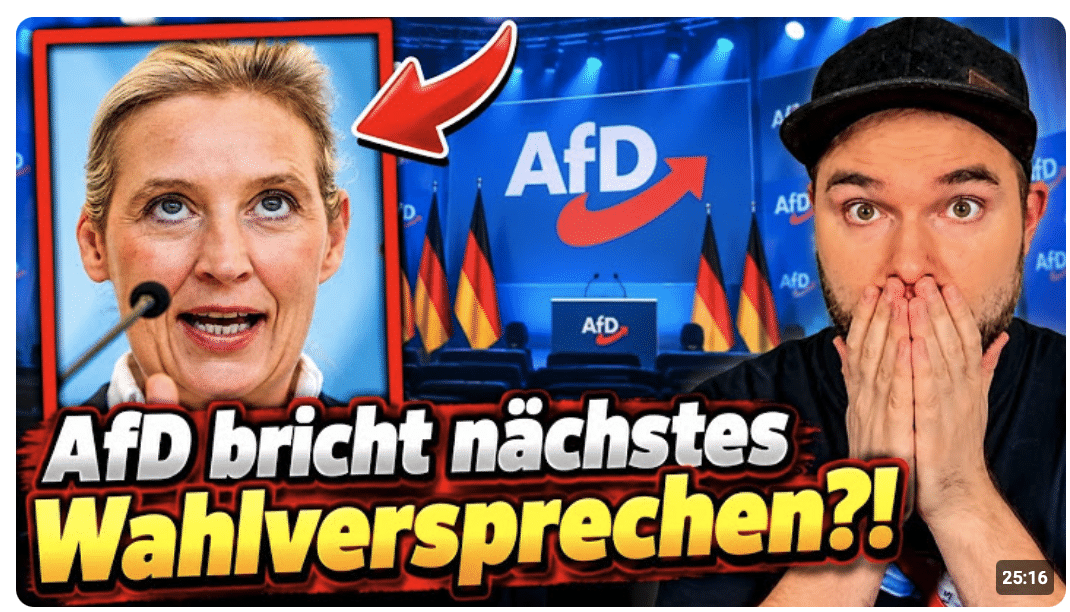 AfD bricht nächstes Wahlversprechen?!