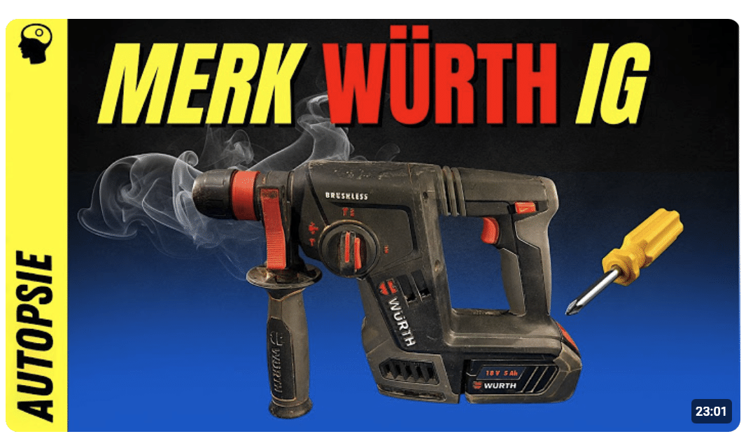 Seltsame Innereien! Würth Master ABH 18 Compact zerlegt