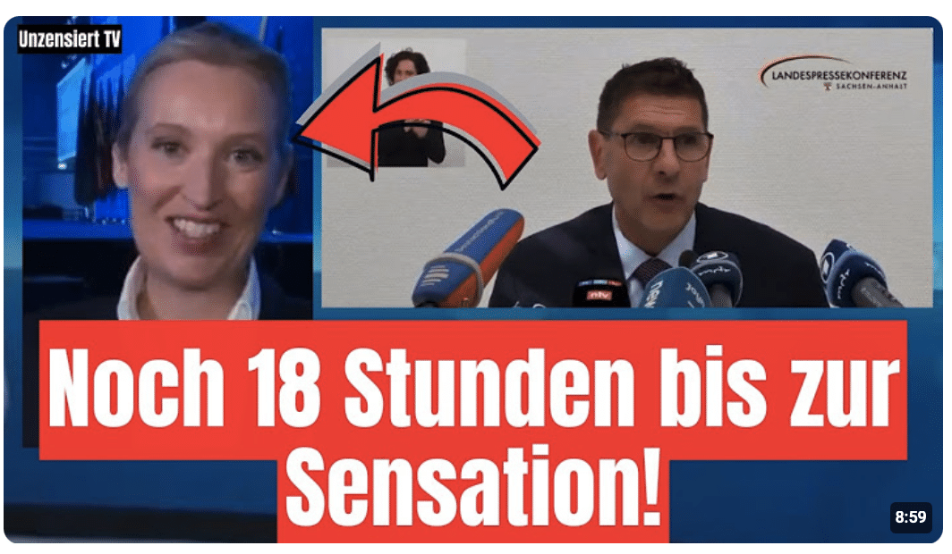 Morgen wird die AfD Geschichte schreiben: DAS gab es in Deutschland seit 1945 noch nie! 