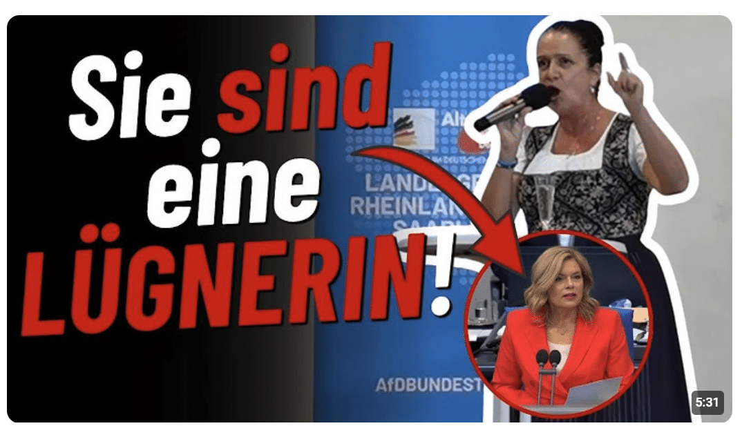Abrechnung von Nicole Höchst am Tag der Deutschen Einheit: „Sie sind eine Lügnerin!“
