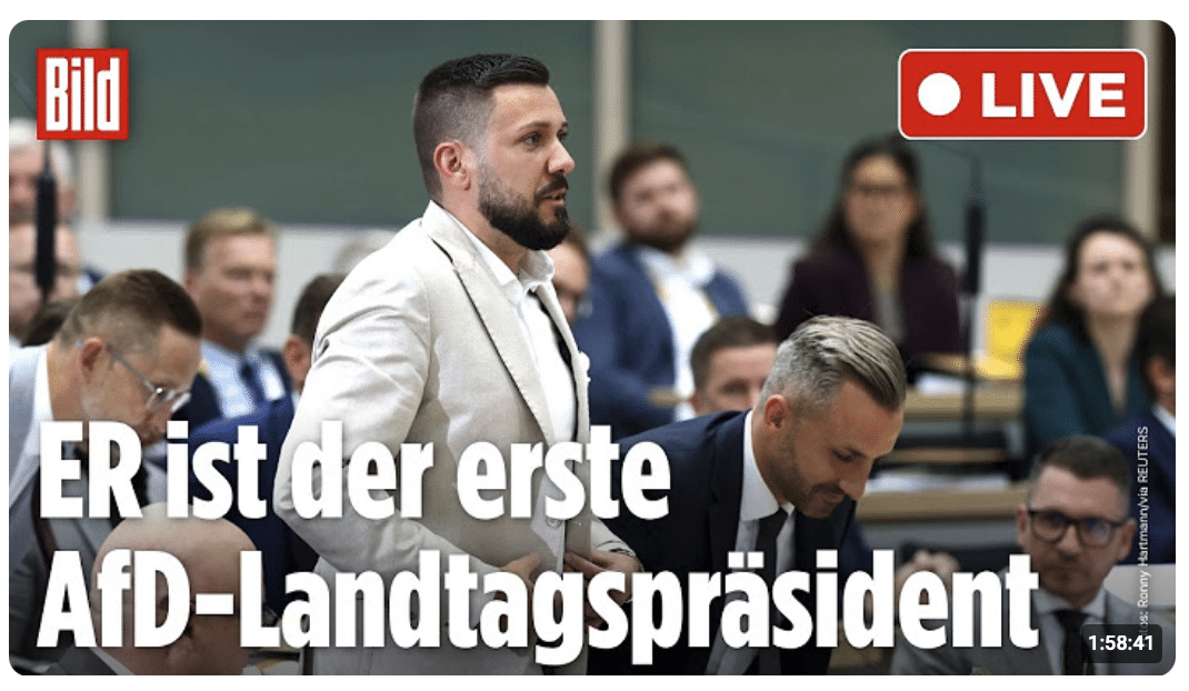SACHSEN-ANHALT: Rausch zum Landtagspräsidenten gewählt! Woher kommen die Extra-Stimmen? LIVE