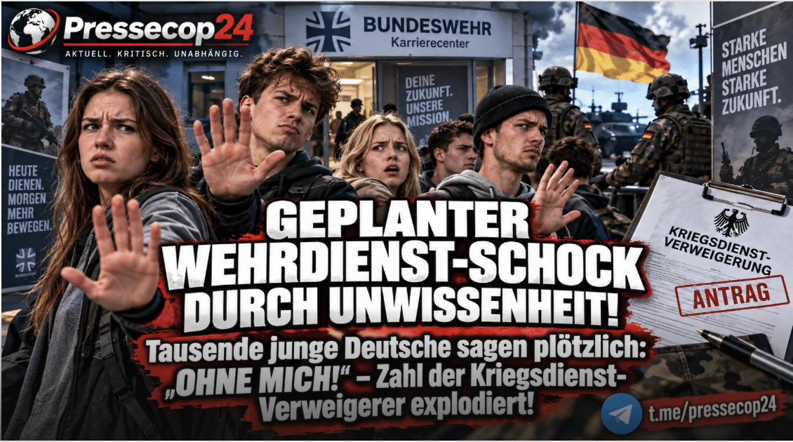 GEPLANTER WEHRDIENST-SCHOCK DURCH UNWISSENHEIT! Tausende junge Deutsche sagen plötzlich: „OHNE MICH!“ – Zahl der Kriegsdienst-Verweigerer explodiert!