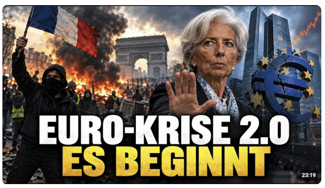 Euro-Krise ist zurück und diesmal heißt das Problem Frankreich