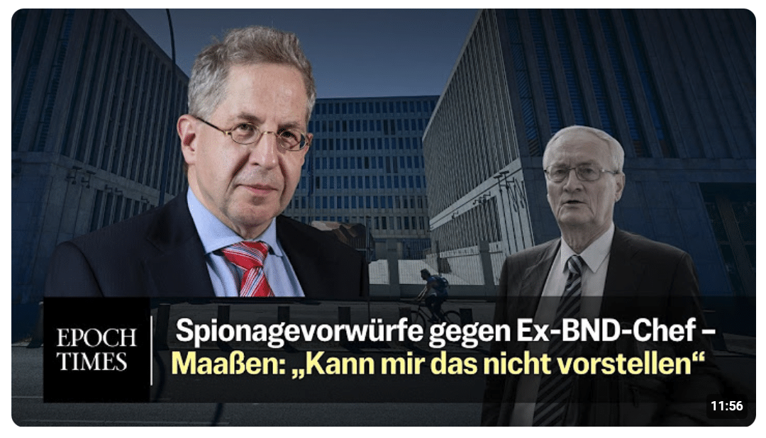 Maaßen zur Festnahme von Ex-BND-Chef: „Das ist alles sehr, sehr merkwürdig“
