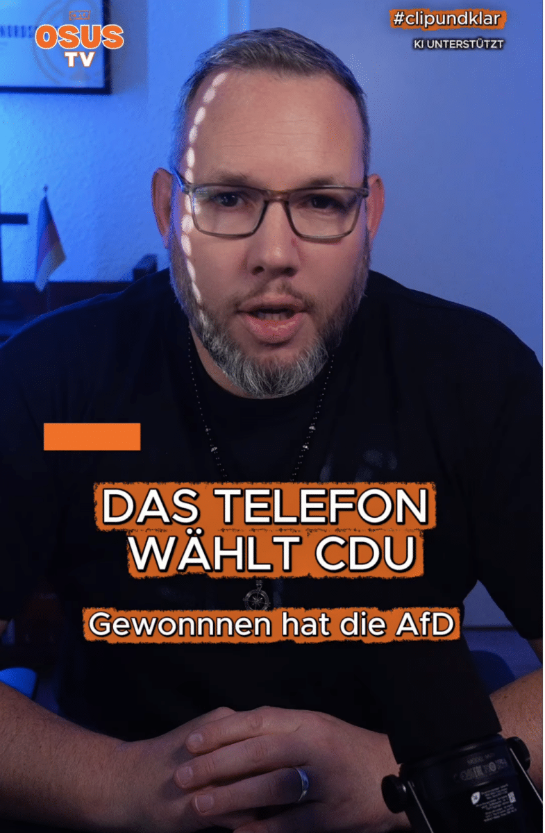 Betrug ausgeschlossen. #deutschland #politik #medien #osus#clipundklar
