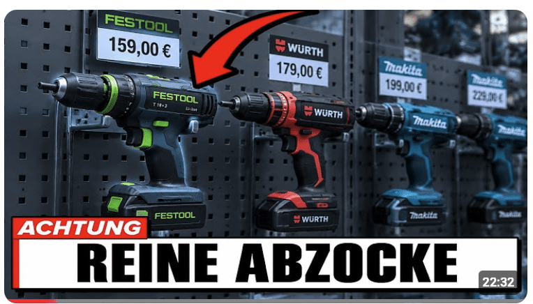 7 Werkzeugmarken, die dich ABZOCKEN – und 3, die jeden Euro wert sind
