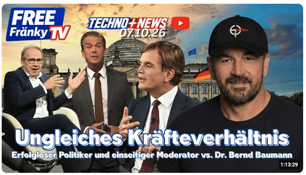 Dr. Bernd Baumann setzt sich gegen sehr einseitige Runde bei Lanz durch (TECHNO + NEWS vom 07.10.26)