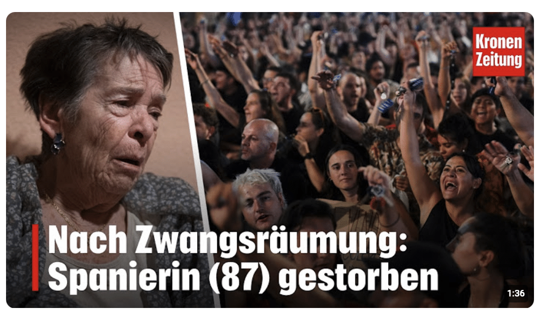 Nach Zwangsräumung: Spanierin (87) gestorben | krone.tv NEWS