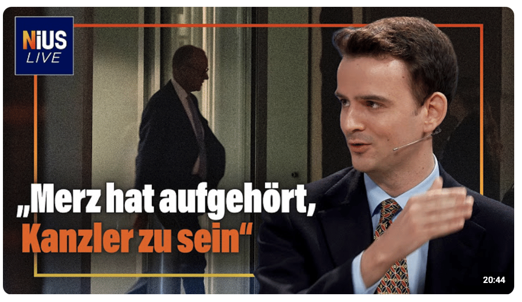 Krach im Koalitionsausschuss: „Merz hat aufgehört, Kanzler zu sein“ I NIUS Live