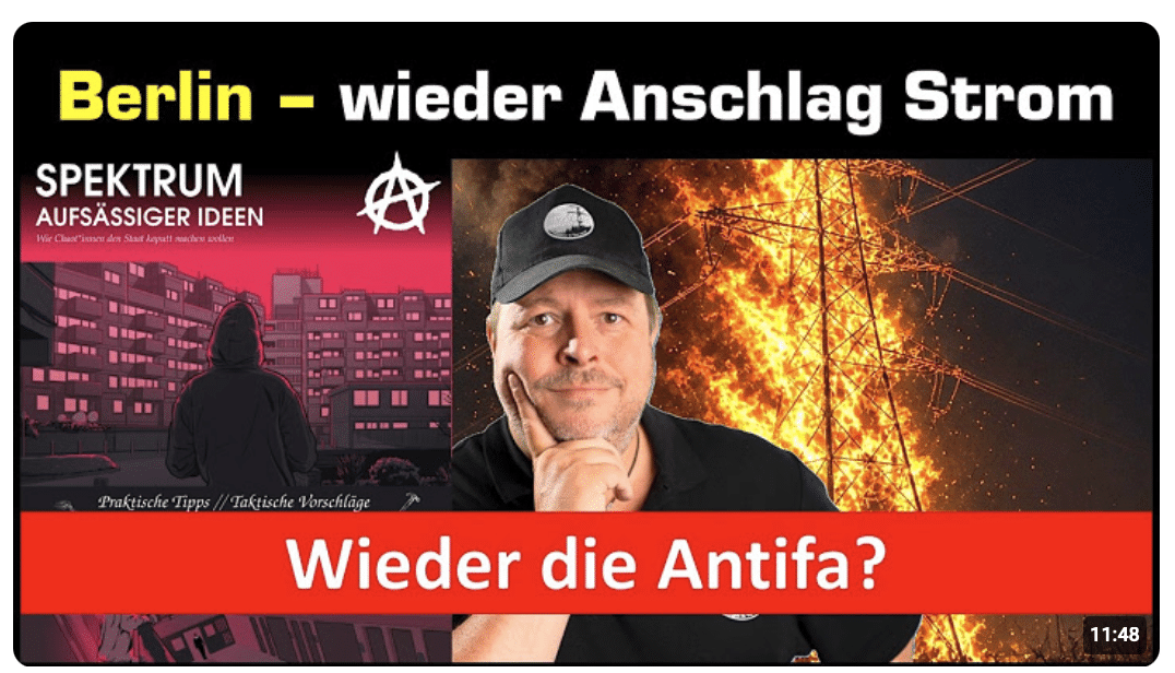 Neuer Anschlag aufs Berliner Stromnetz – Wieder die Antifa?