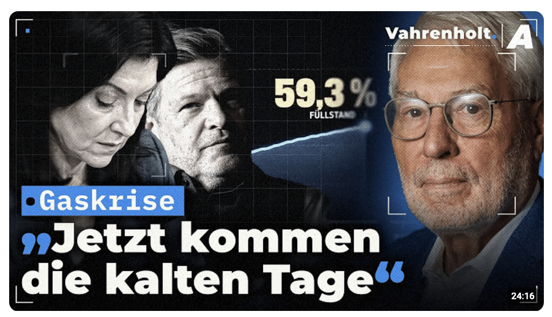 Gasmangel: Die Abschaltungen sind näher, als wir denken – Vahrenholt Folge 1