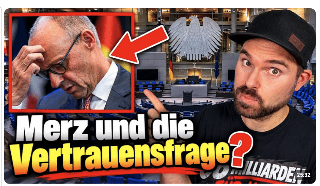 Merz und die Vertrauensfrage?