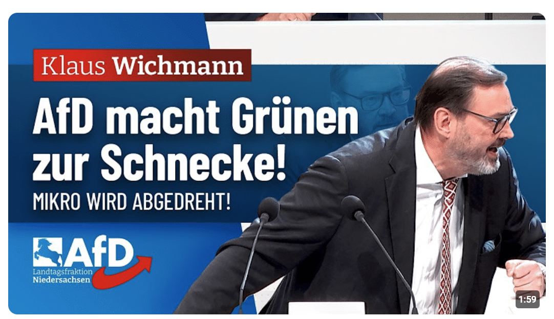 Mikro abgedreht, bringt aber nichts! – Klaus Wichmann (AfD)