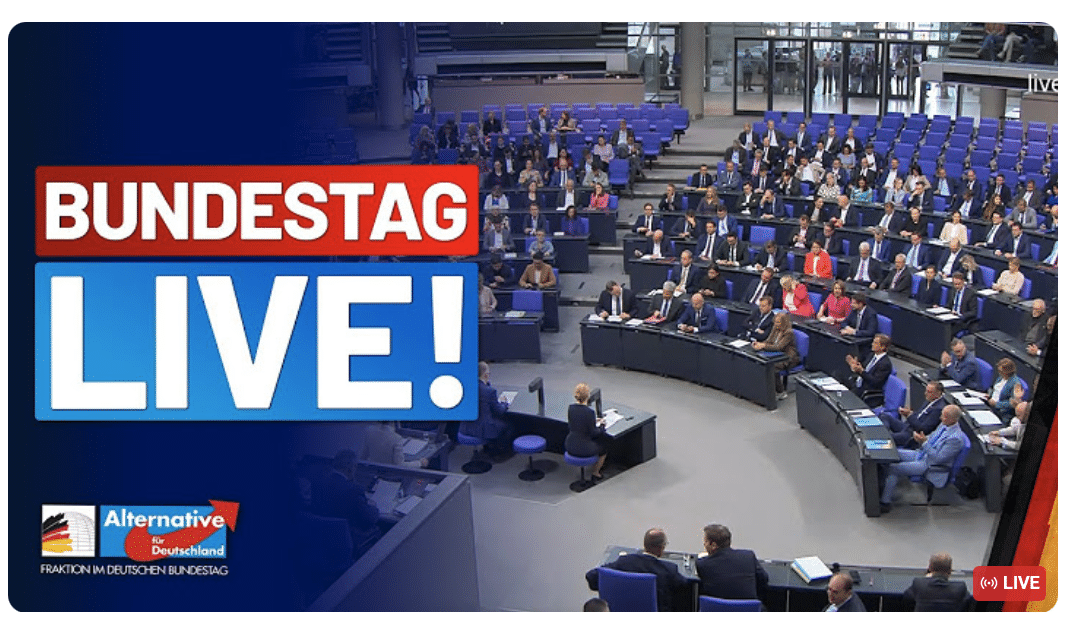 BUNDESTAG LIVE – 100. Sitzung – AfD-Fraktion im Bundestag