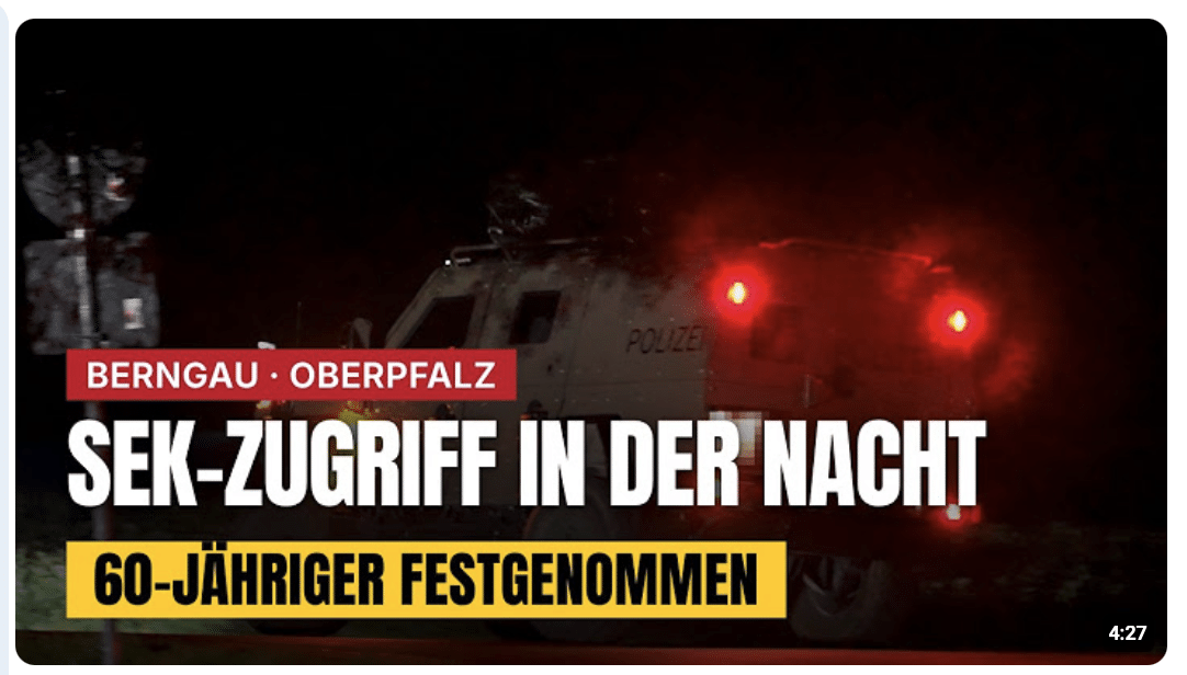 SEK-ZUGRIFF in der Nacht: 60-Jähriger nach ZWEI TOTEN festgenommen