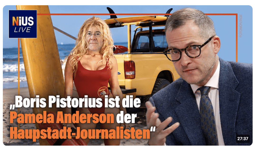 Boris auf der Bierkiste: „Pistorius ist die Pamela Anderson der Hauptstadt-Journalisten” I NIUS Live