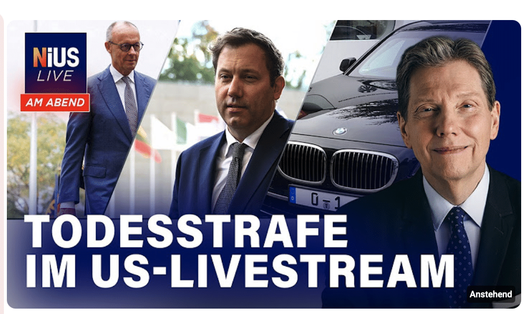 Kein BMW für Rausch: Dienstwagen-Streit um AfD-Landtagspräsident I NIUS Live am Abend 09.10.2026