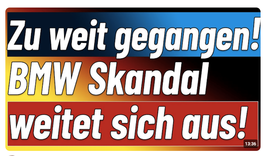 Das war wohl nichts! Bundesweit hagelt es Stornierungen und massive Kritik in Richtung BMW!