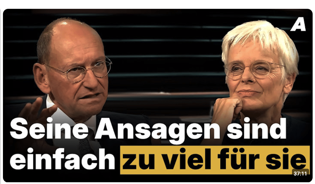 Bei Lanz: Als er gegen Links austeilt, kann Hermann nichts mehr machen