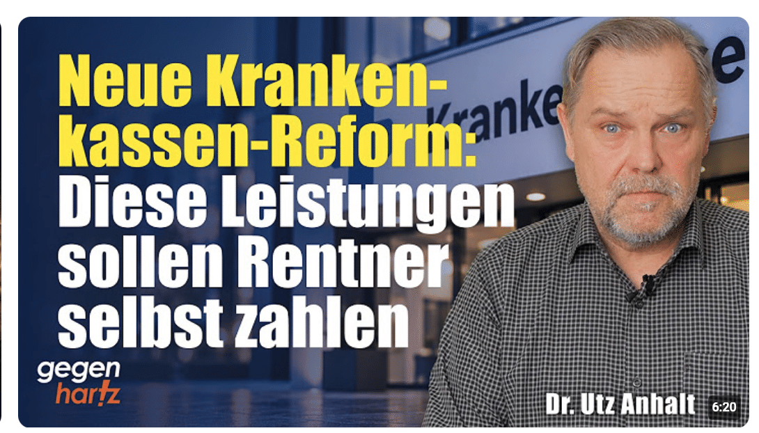 Neue Krankenkassen-Reform: Diese Leistungen sollen Rentner zukünftig selbst bezahlen