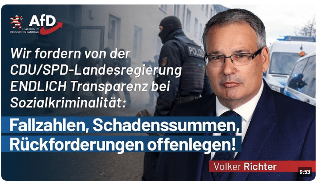 Transparenz bei SOZIALKRIMINALITÄT : Fallzahlen, Schadenssummen, Rückforderungen endlich OFFENLEGEN!