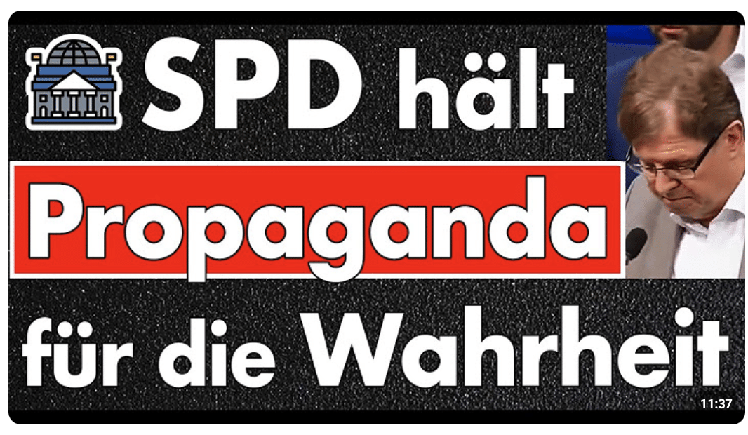 SPD hält Propaganda für die Wahrheit – und verliert die Kontrolle über die Deutungshoheit!