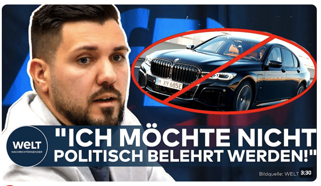 RAUSCH OHNE WAGEN? „Nicht belehrt werden!“ BMW zieht Leasingangebot zurück! AfD reagiert empört!