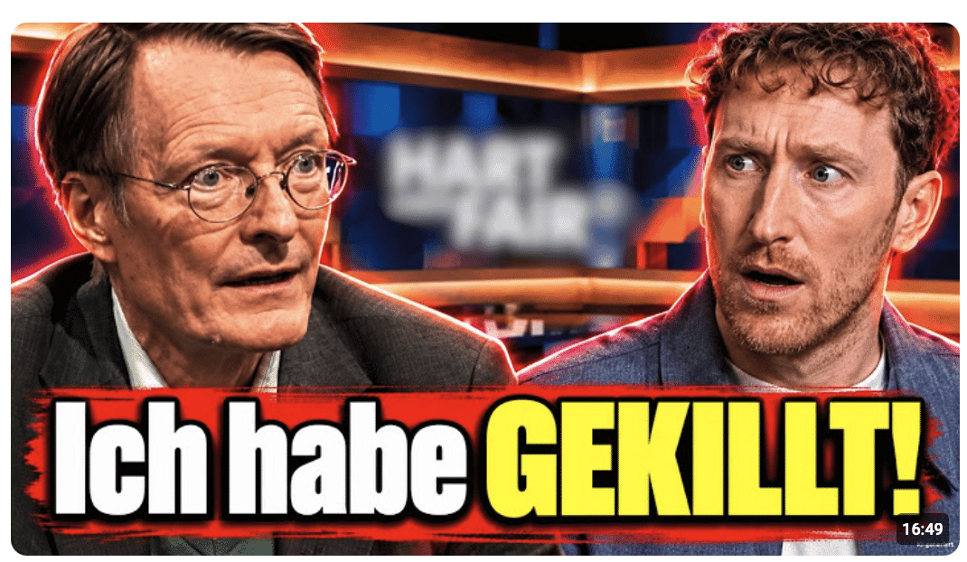 SKANDAL BEICHTE! Lauterbach BEICHTET düstere VERGANGENHEIT!?