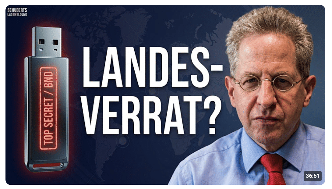 Ex-BfV-Präsident Maaßen Explosive Aussage Die Rolle der politischen Elite Wahrheit über Hanning-Fall
