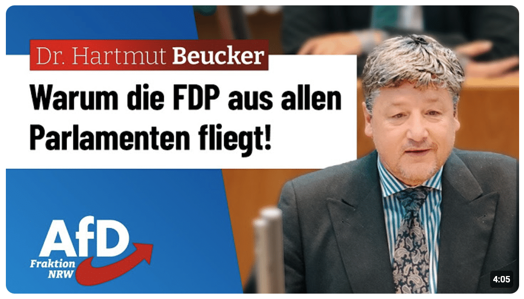 Sie haben es verdient! – Dr. Hartmut Beucker (AfD)