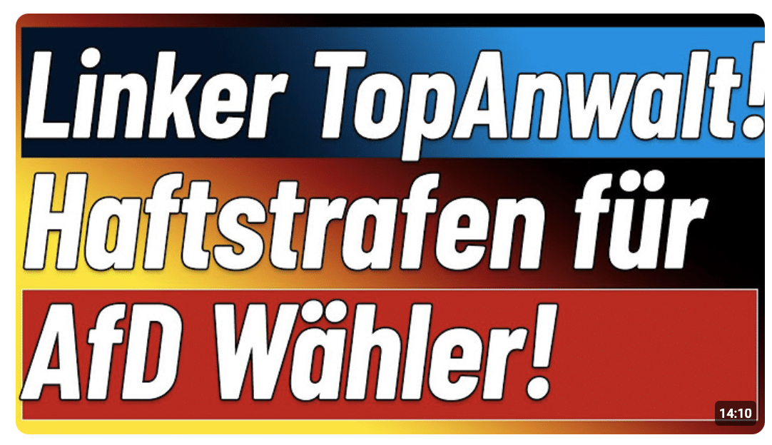Knaller des Tages! Anwalt fordert Erklärung an Eides statt, dass CDU keinen Blauen zum MP macht!
