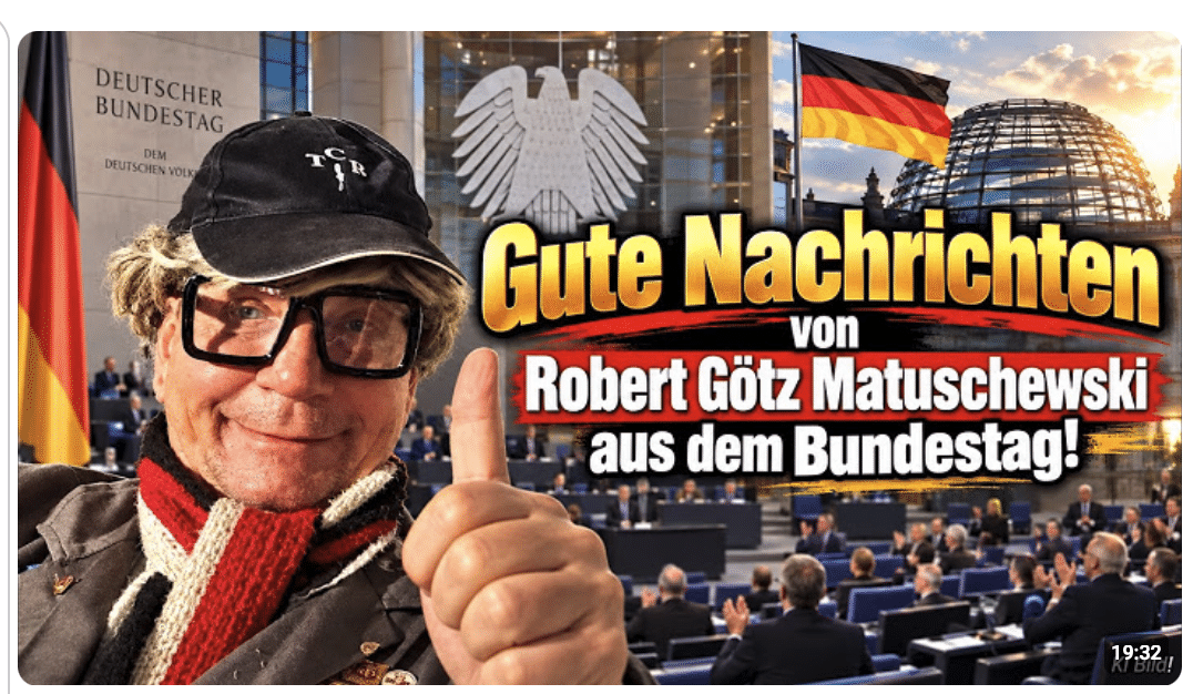 Gute Nachrichten aus dem Bundestag von Robert Götz Matuschewski!