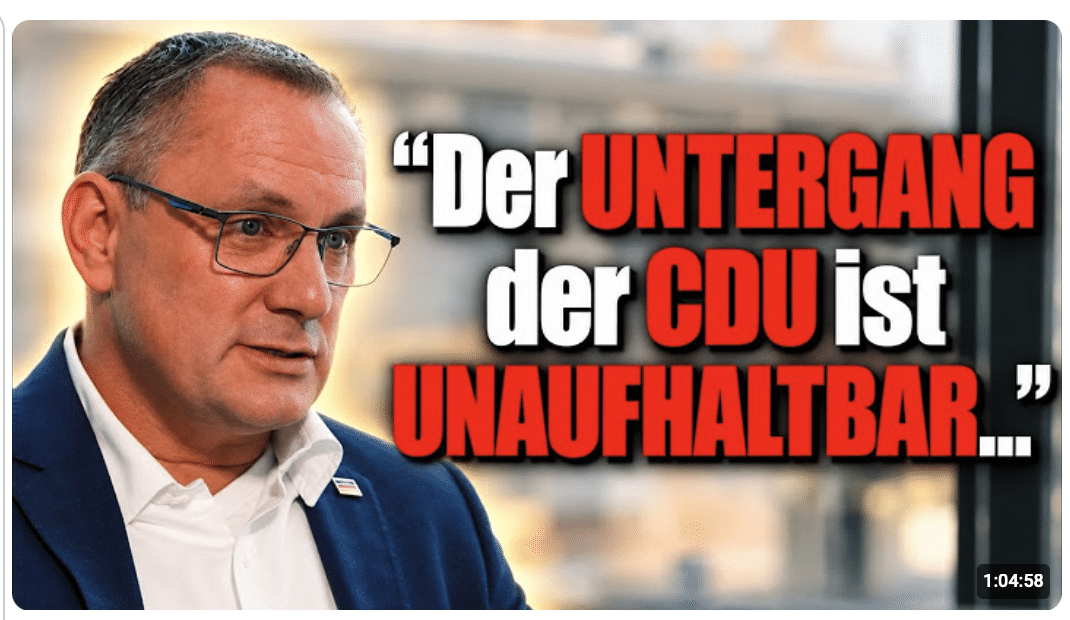 AfD-Chef: Warum die etablierten Parteien untergehen werden // Tino Chrupalla