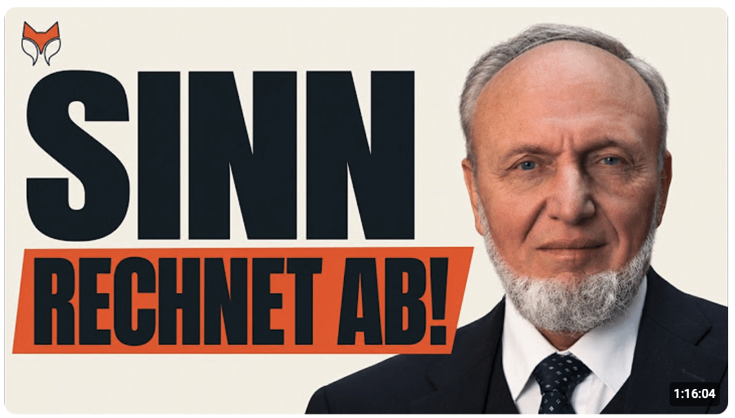 Professor Sinn mit Klartext: Deutschland lässt sich nicht gesundreden!