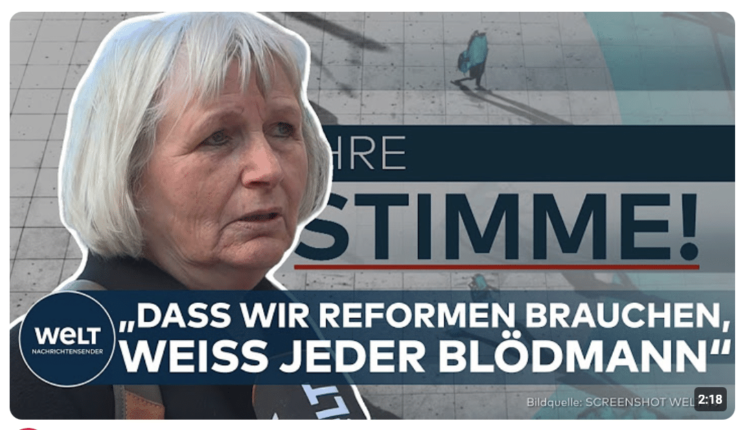 IHRE STIMME: „Ich habe eine Wahnsinnsangst“ – Steuern rauf, Reformen aus? Kritik an an der Politik!