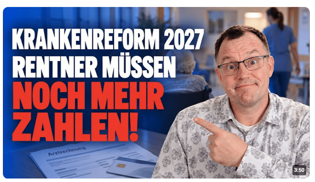 Krankenreform 2027: Rentner werden noch mehr abkassiert