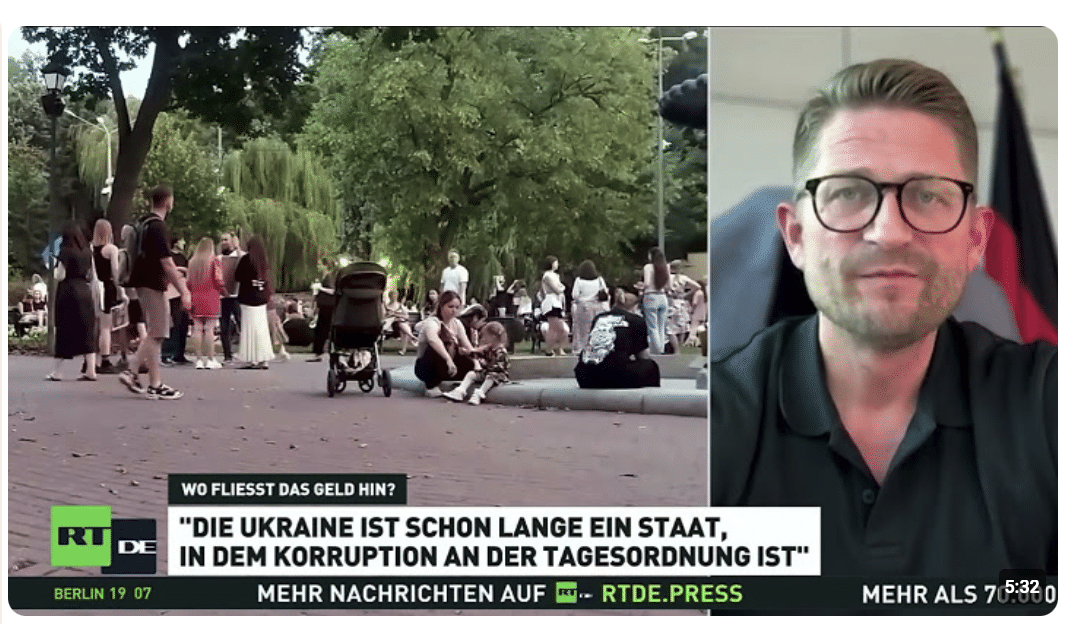 Deutsches Steuergeld wird in der #Ukraine verschwendet. Mein Interview dazu.
