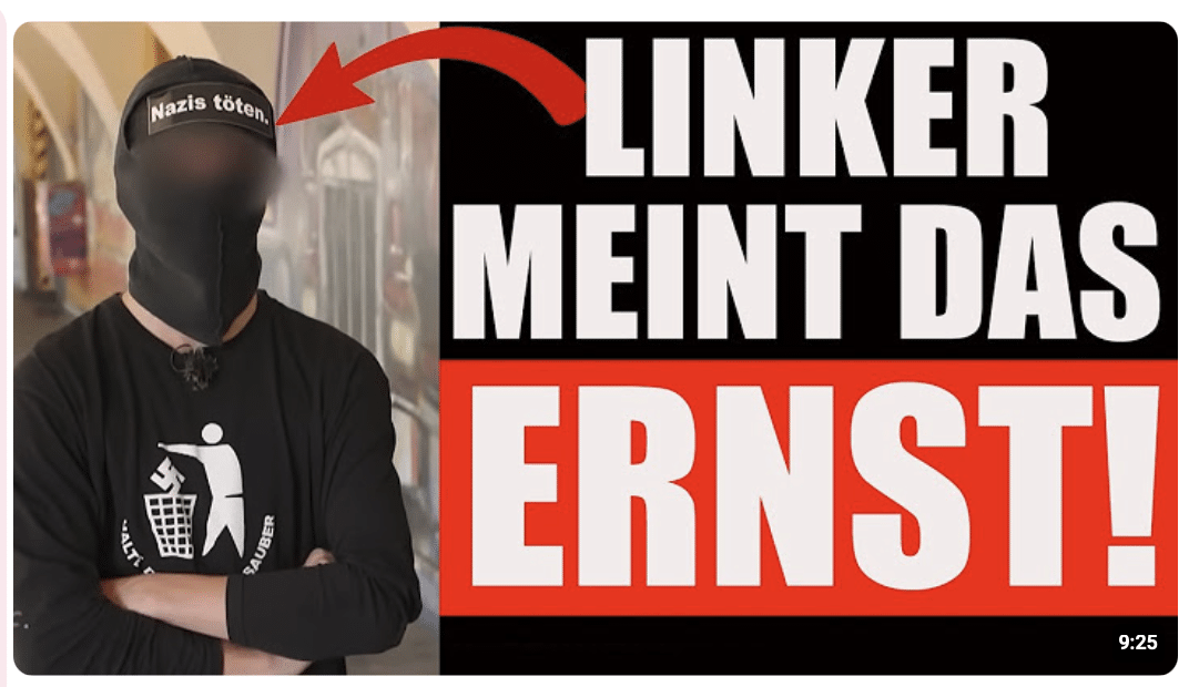 Komplett verstörend: Linker Aktivist sagt, was er wirklich denkt