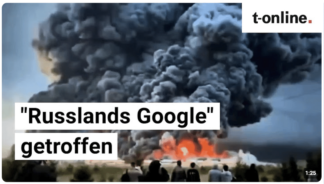 Ukrainische Angriffe treffen Yandex-Datencenter