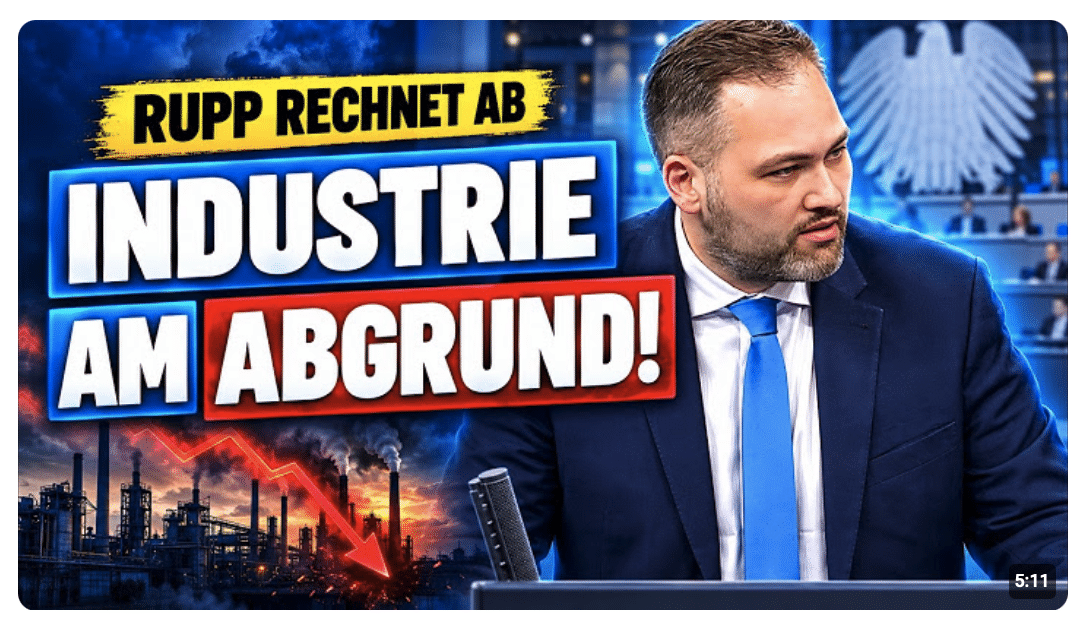 „Industrie am Abgrund?“ – Ruben Rupp rechnet mit der Merz-Regierung ab