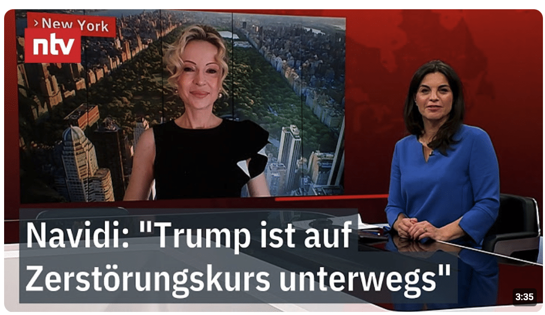 Trump hilft Putin Zeit zu kaufen, Politik und Justiz kommen nicht hinterher, analysiert Navidi | ntv