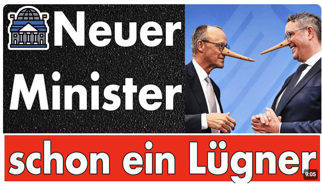 Neuer Minister schon ein Lügner: Schweitzer erwischt vor laufender Kamera