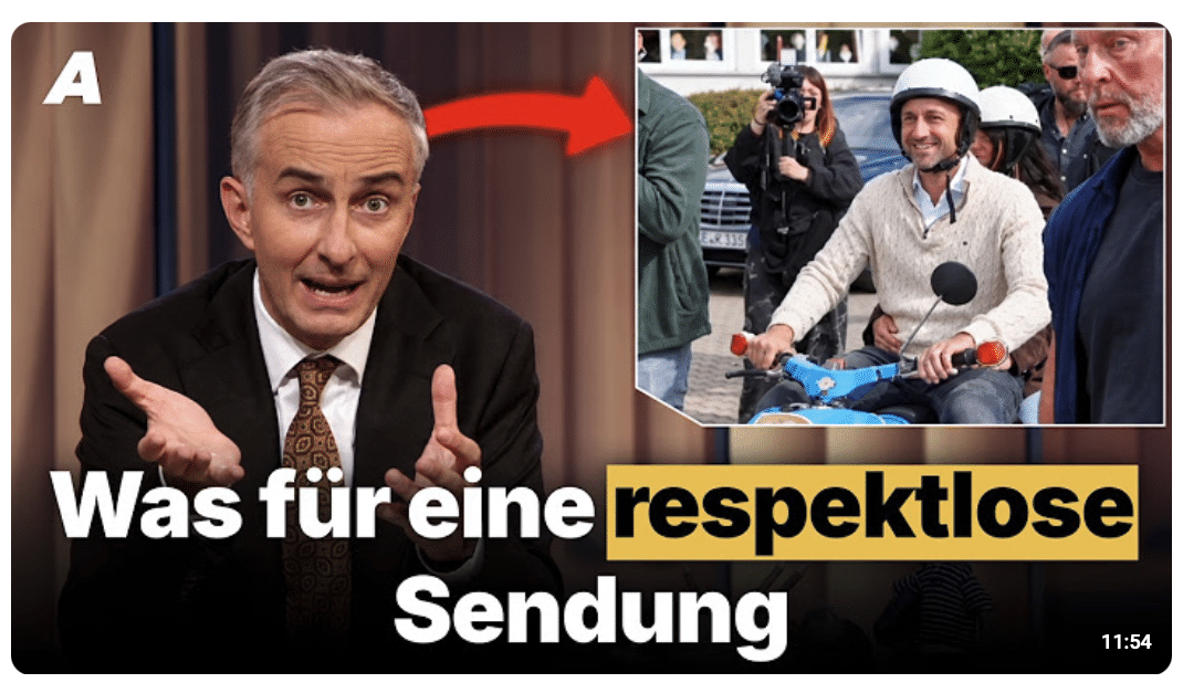 Siegmund „überfahren“: Böhmermann ist wirklich jedes Mittel recht