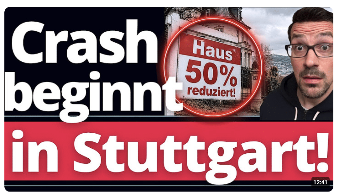 Es geht los: Erste Häuser sind unverkäuflich! 50% Preisverfall!