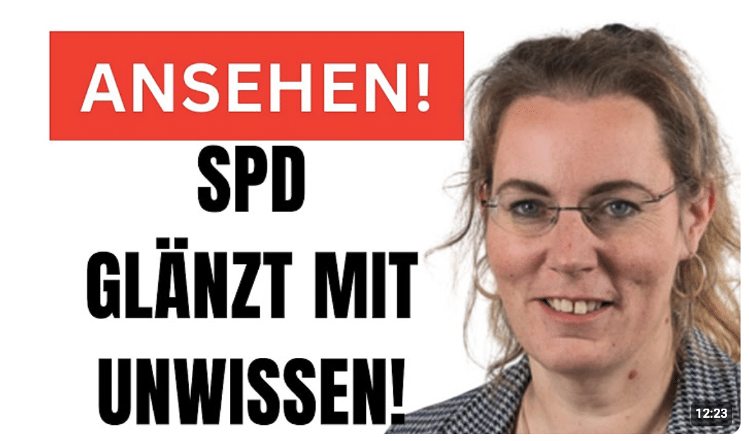 SPD blamiert sich bis auf die Knochen!
