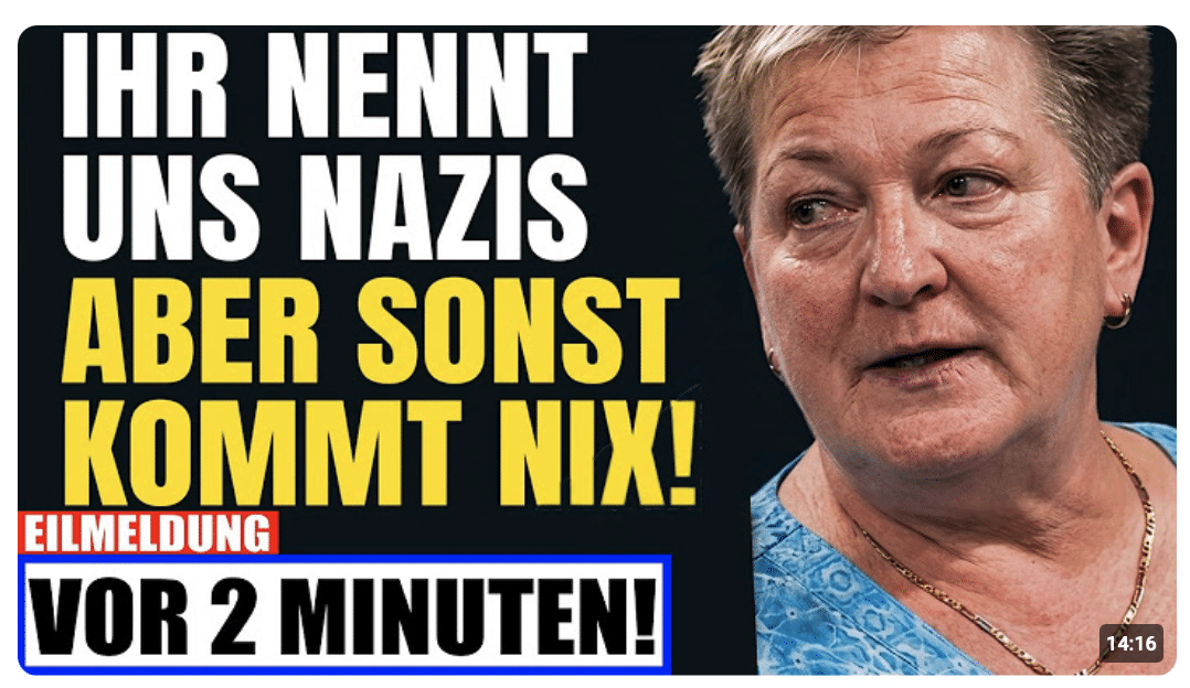 AfD-Wählerin spricht Klartext! – Ganz Deutschland redet über diese Sendung!